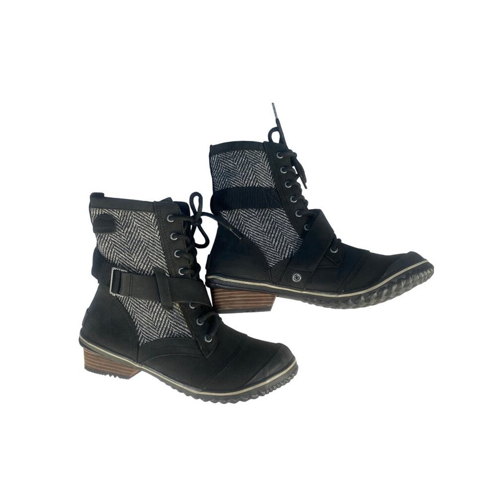 NWOB Sorel Womens Herringbone Slimboot Lace Boot Women's 10, No box - Picture 15 of 17